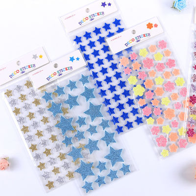 2mm Flash Vinyl Sticker UV Printing Teacher Reward Stickers For Home Decoration