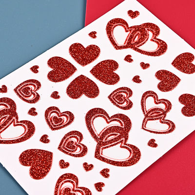 2mm Flash Vinyl Sticker UV Printing Teacher Reward Stickers For Home Decoration