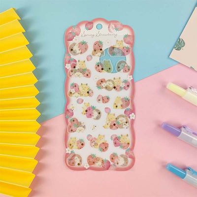 Printed DIY Waterproof Stickers Kindergarten Reward Cartoon Character Stickers