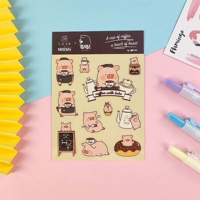 0.05mm Spongebob Vinyl Stickers Cartoon Expression Water Bottle Stickers