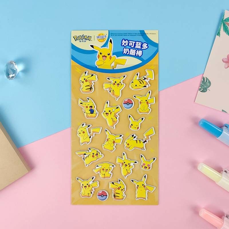 3D Layer Custom Decorative Stickers PDF DIY Handmade Sticker